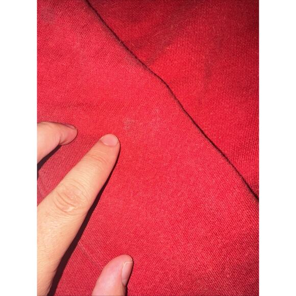 The Black Dog Quarter Zip Pullover Red Sweatshirt Large 23x28 Nantucket - Picture 2 of 5